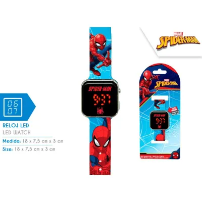 RELOJ LED SPIDERMAN SPD4987