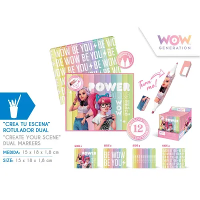 ROTULADOR DUAL CREA TU ESCENA WOW00060