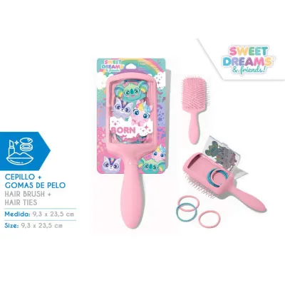 CEPILLO DE PELO CON COMPLEMENTOS KL11678