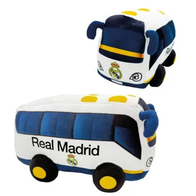 PELUCHE AUTOBUS REAL MADRID 36CM 48513