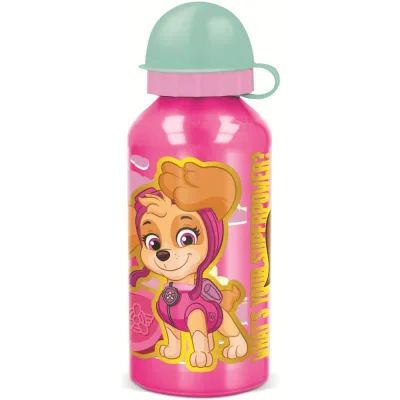 BOTELLA ALUMINIO PATRULLA NIÑA 400ML 81834