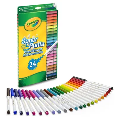 24 ROTULADORES LAVABLES CRAYOLA 25-7551