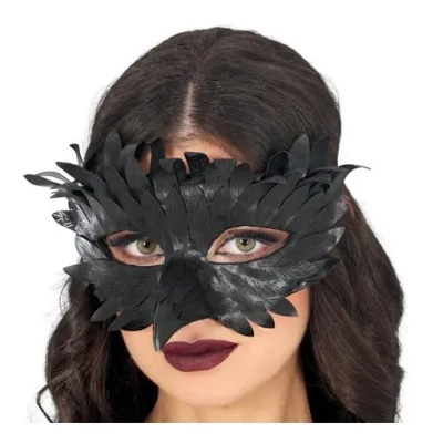 ANTIFAZ PLUMAS CON PICO NEGRO 12081