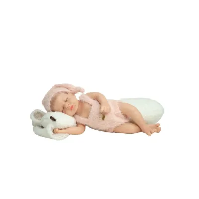 MUÑECA REBORN SILICONA AROA 35CM 98202