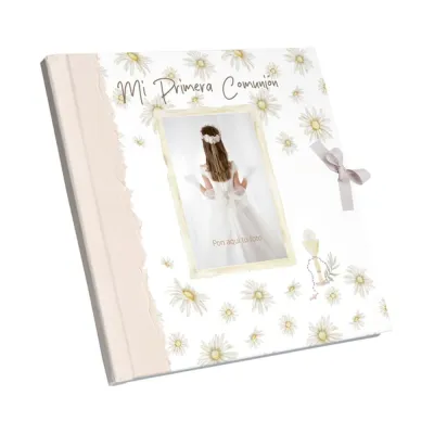 LIBRO FOTOS COMUNION NIÑA MARGARITAS 30X28 49419