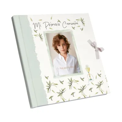 LIBRO FOTOSCOMUNION NIÑO HOJAS 30X28 49420