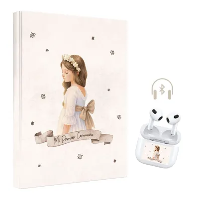 LIBRO COMUNION NIÑA +AURICULARES 30X27 49426