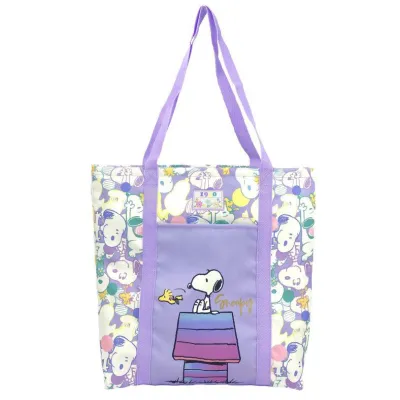 BOLSO TELA CON BOLSILLO  SNOOPY BM23-01SY 