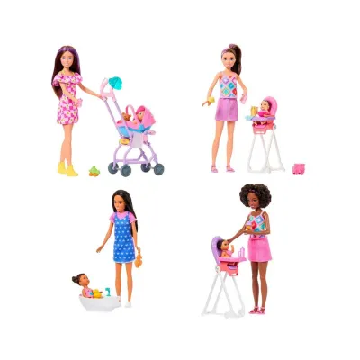 MUÑECA BARBIE  SKIP BABY ALEATORIA JKC16