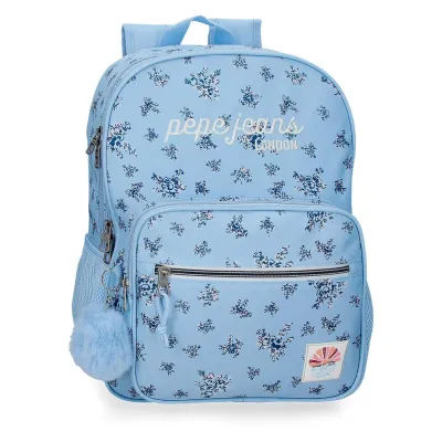 MOCHILA PEPE JEANS OLIVIA AZUL 40CM 60822F2