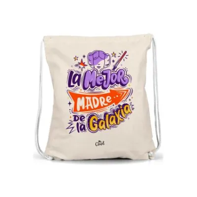 MOCHILA SACO LA MEJOR MAMA DE LA GALAXIA SML688