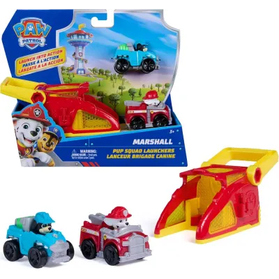 LANZADOR 2 MINI VEHICULOS PATRULLA MARSHAL 6074784