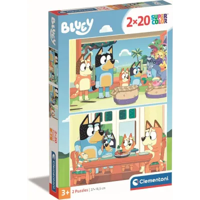 PUZZLE 2X20 BLUEY 24807