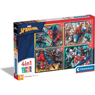PUZZLE 4 EN 1 SPIDERMAN 21515