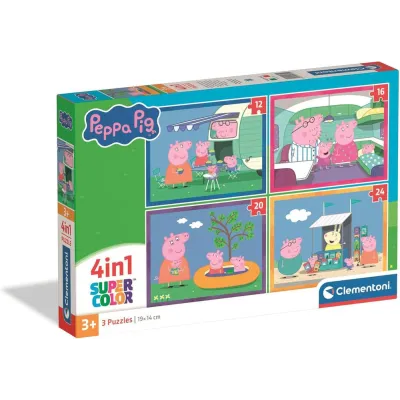 PUZZLE 4 EN 1 PEPPA 21751