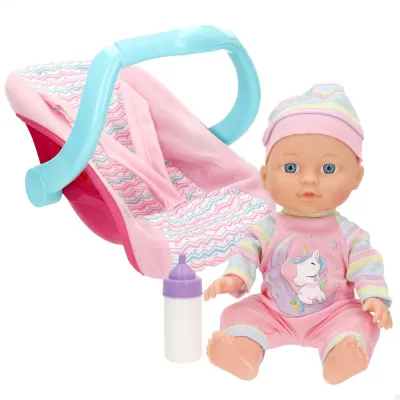 MUÑECA BEBE 38CM CON TRONA 39351