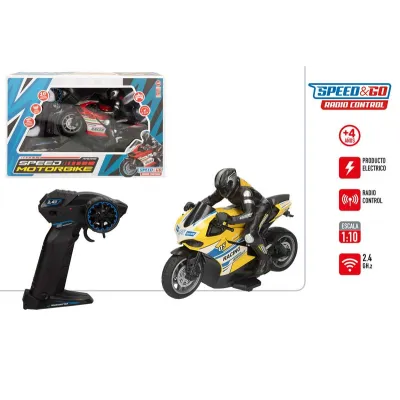 MOTO CARRERAS R/C 4 FUNCIONES 1.10 47526