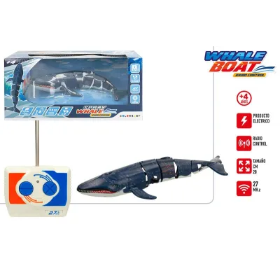 BALLENA AZUL RADIO CONTROL 20CM  47671