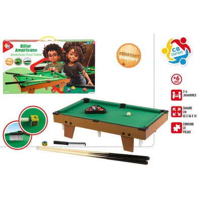 BILLAR MADERA SOBREMESA 63 x 36 x 15 43269