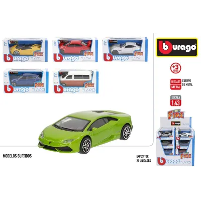 COCHE METAL BURAGO 1.43 ALEATORIO 78040