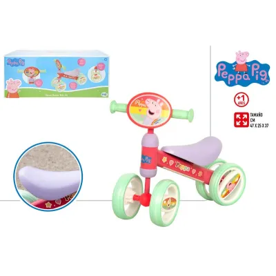 TRICICLO 4 RUEDAS PEPPA PIG 77758