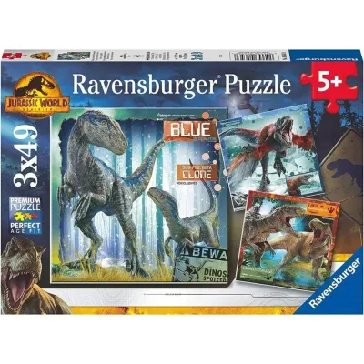 PUZZLE 3X49 JURASSIC WORDL 05656
