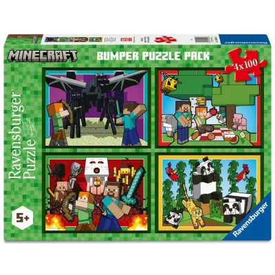 PUZZLE 4X100 MINERCRAFT 04290
