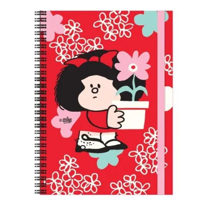 CUADERNO A5 TAPA DURA MAFALDA 07075