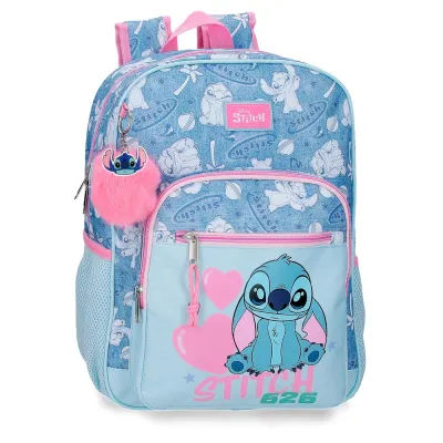 MOCHILA STITCH HEARTS 38CM 32923F1
