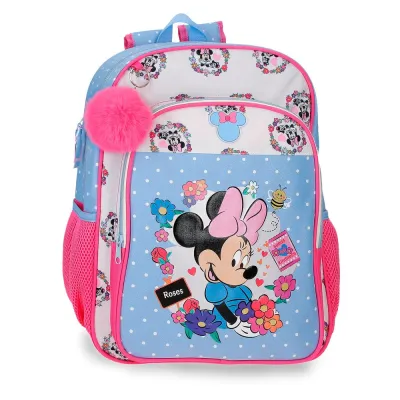 MOCHILA MINNIE FLOWERS 40CM 43123F1