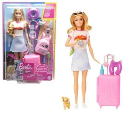 BARBIE VAMONOS DE VIAJE MALIBU HJY18
