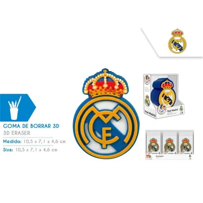 GOMA DE BORRAR 3D REAL MADRID RM00028