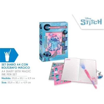 DIARIO CON BOLI MAGICO STITCH ST00146