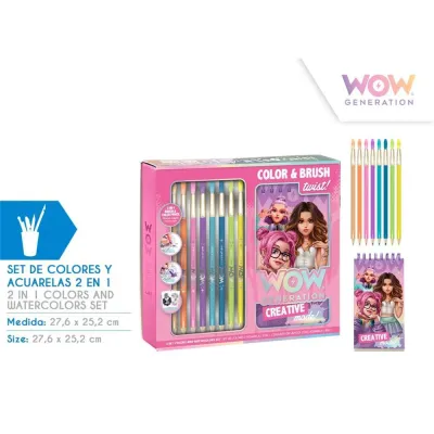 WOW BLOC COLORES Y ACUARELAS WOW00173