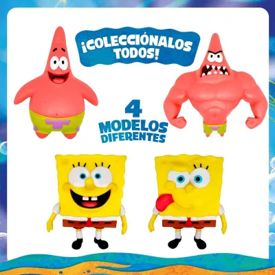 FIGURA BOB ESPONJA MONSTERFLEX ALEATORIA 64393003