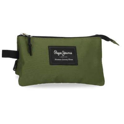 PORTATODO TRIPLE PEPE JEANS ARIS VERDE 63343A4