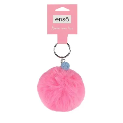 LLAVERO ENSO POMPOM ROSA 9740226
