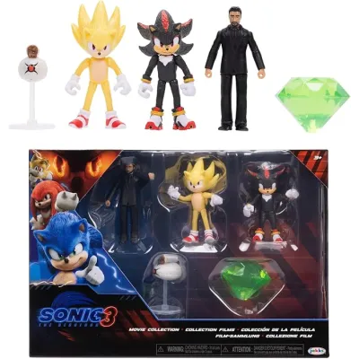 PACK 5 FIGURAS SONIC 3 6CM 423584