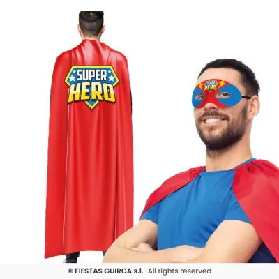 SET SUPERHEROE ADULTO 27172