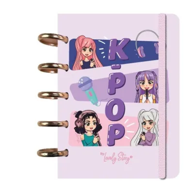 LIBRETA A6 100 HOJAS K-POP A62621RS