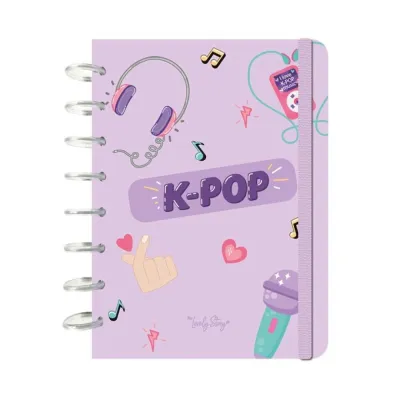 LIBRETA A5 100 HOJAS LILA  K-POP A52621LI