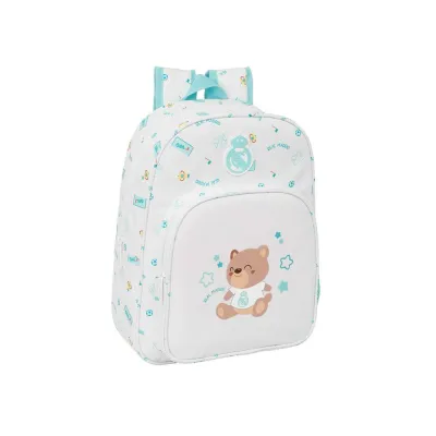 MOCHILA REAL MADRID OSITO BLANCA 34CM 612692185