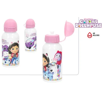 BOTELLA ALUMINIO CASA DE GABBY 400ML 77671