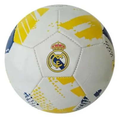 BALON CUERO REAL MADRID BLANCO 24435