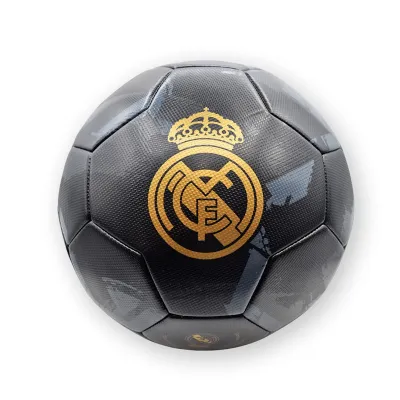 BALON CUERO NEGRO REAL MADRID 24427