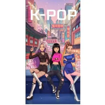 TOALLA MICROFIBRA K-POP 70X140CM NW1817