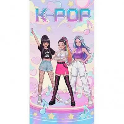 TOALLA MICROFIBRA K-POP ROSA 70X140CM NW1822