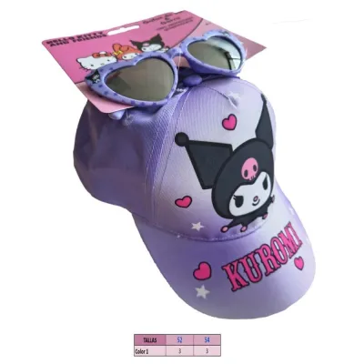 GORRA Y GAFA KUROMI 011HKU-CS