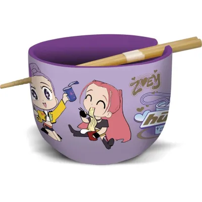 CUENCO RAMEN CON PALILLOS K-POP 80654