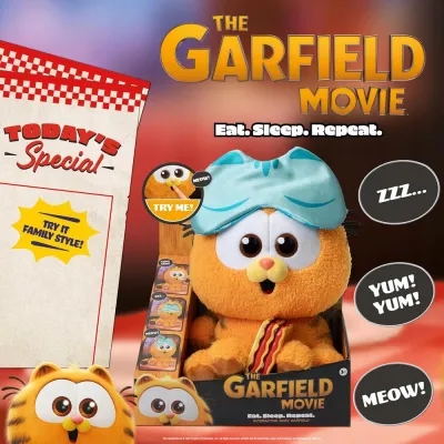 PELUCHE GARFIELD INTERACTIVO 25CM YH0604